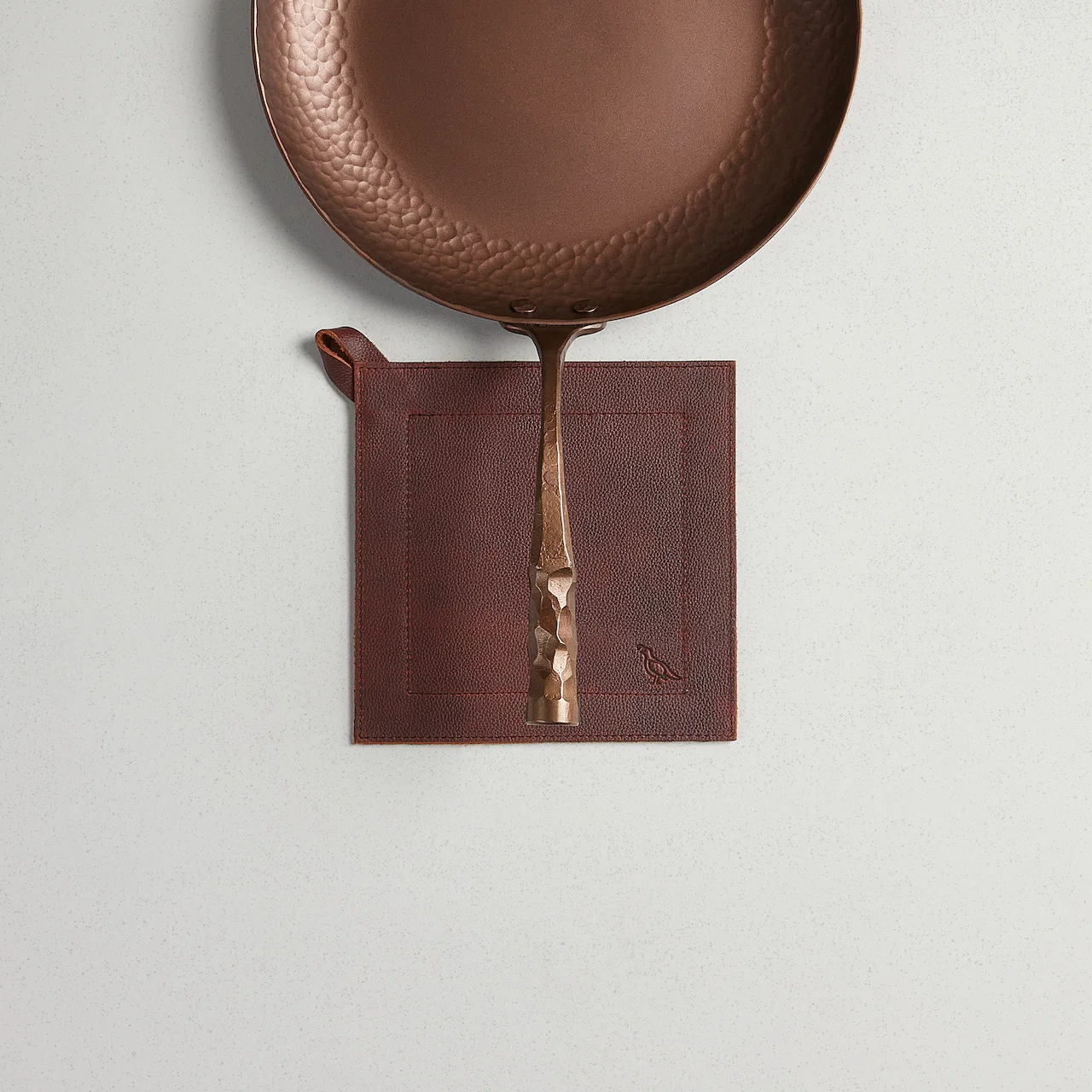 Full Grain Leather Potholder - Image 5